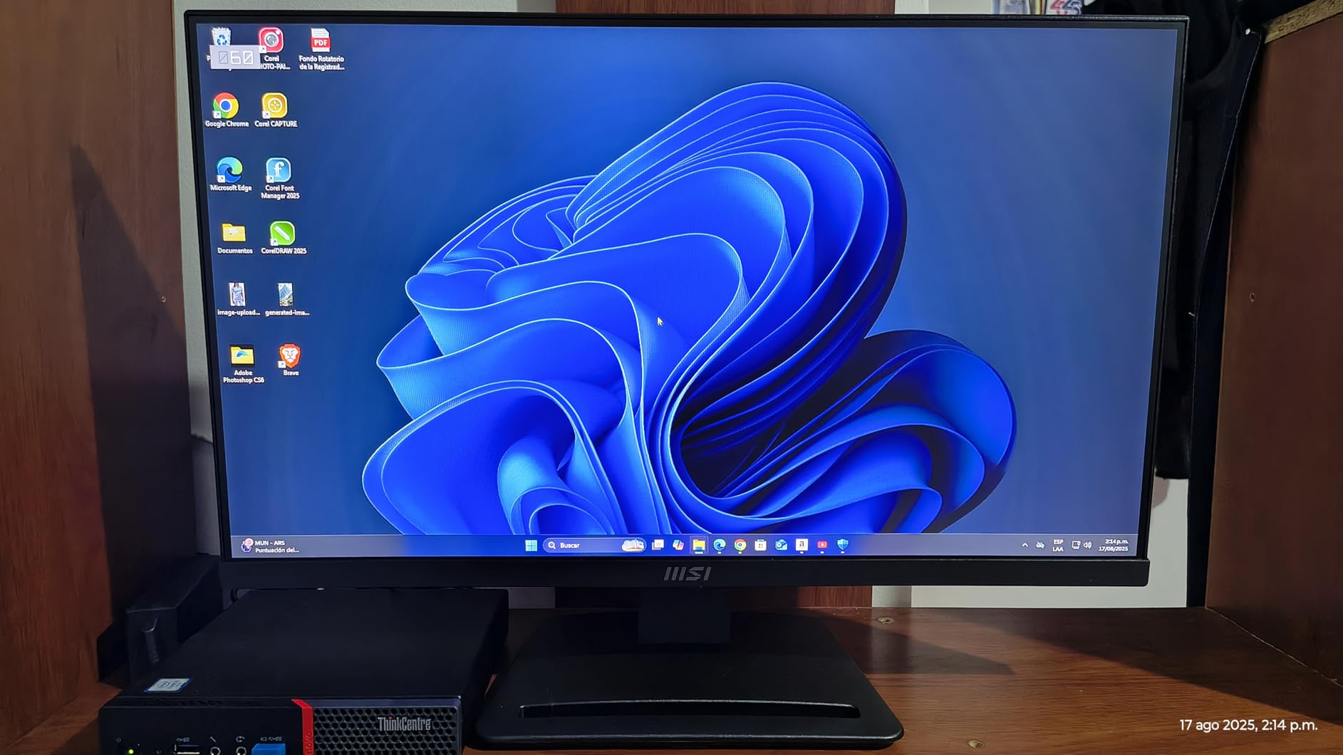 MSI PRO MP243L E14 24-inch IPS 1920 x 1080 (FHD) Gaming Office Monitor, 144Hz, Adaptive-Synch, HDR Ready, HDMI, VGA Port, VESA Mountable customer photo 2