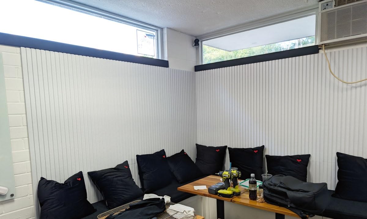 EVERECO 12 Pack Large Acoustic Panels, 47.2×23.6×0.4 inches, Soundproof Panels for Wall, Suitable for Media Room, Office, Studio&Home(Black) customer photo 1