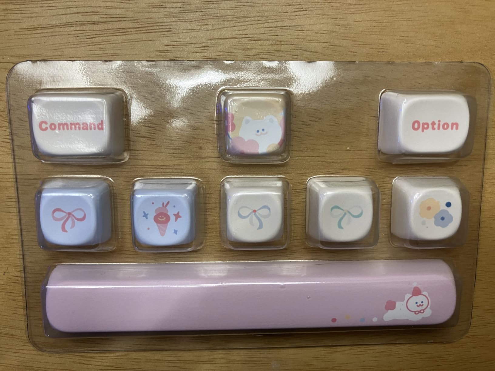 YUNZII C75 Wireless Mechanical Keyboard, 75% Layout, Hot-Swappable NKRO, BT5.0/2.4G/USB-C Mode, Dye-Sub PBT MOA Keycaps, RGB Gasket Mount, Cute Cake Design for Mac/Win/Gaming (Pink, Candy Switch) customer photo 2