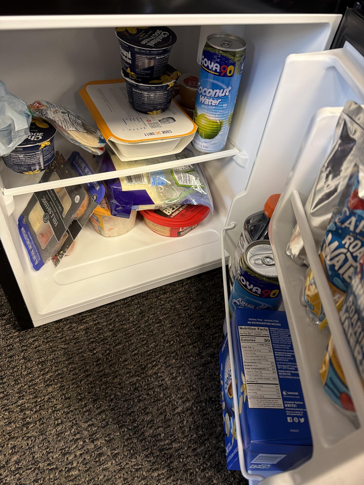 Midea MERM17B0ASL 1.7 Cu Ft Mini Fridge, Compact Refrigerator with Adjustable Thermostat, Reversible Door, Low Noise, Energy Efficient, Ideal for Dorm, Office, Bedroom, Steel Gray customer photo 2