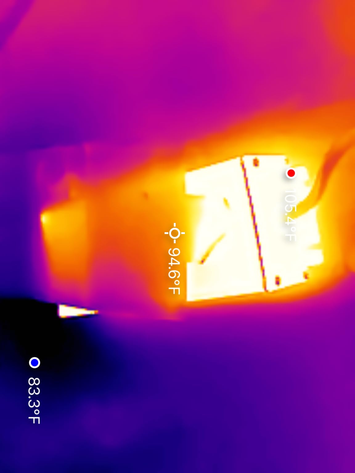 Thermal Master P3 - Thermal Camera for iOS & Android, 8mm Macro Vision Infrared Imager with 35mk NETD, 512x384 Super Resolution, 3.6℉ Accuracy, Manual Lens, Work for Home PCB Inspection, Black customer photo 2