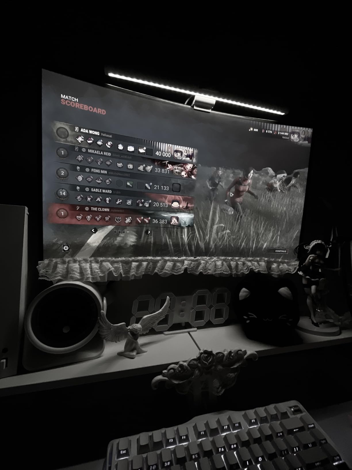 CRUA 49 inch Curved Gaming Monitor | DQHD(5120 * 1440), 144Hz/165Hz, 1500R, 32:9, AMD FreeSync, 120% sRGB, Height Adjustable Ultra-Wide Screen Monitors, HDMI 2.1 & DP 1.4, Wall Mount Install- Black customer photo 1