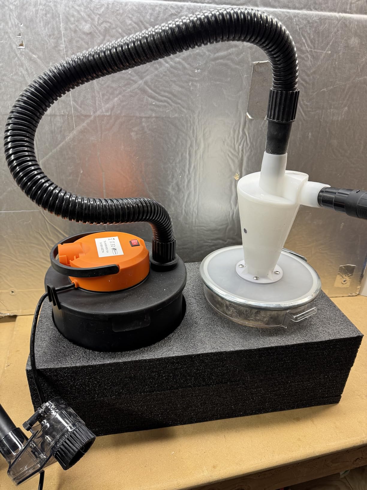 CNC Vacuum Cleaner with Dust Boot and Secondary Separation Bucket CNC Router Milling Machine Dust Collector customer photo 2