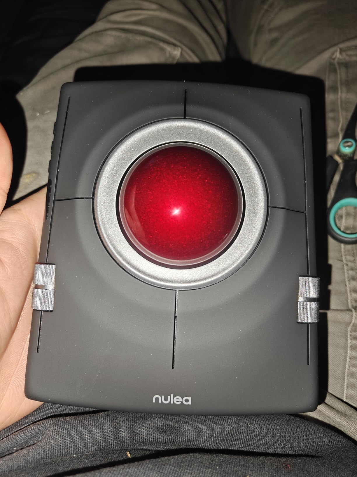 Nulea M512 Wireless Trackball Mouse, Ergonomic 55mm Trackball, 4 Level Adjustable DPI for Precise Control, Left or Right Hand Compatible, Rechargeable, Multi-Device Bluetooth & 2.4GHz for PC, Laptop customer photo 1
