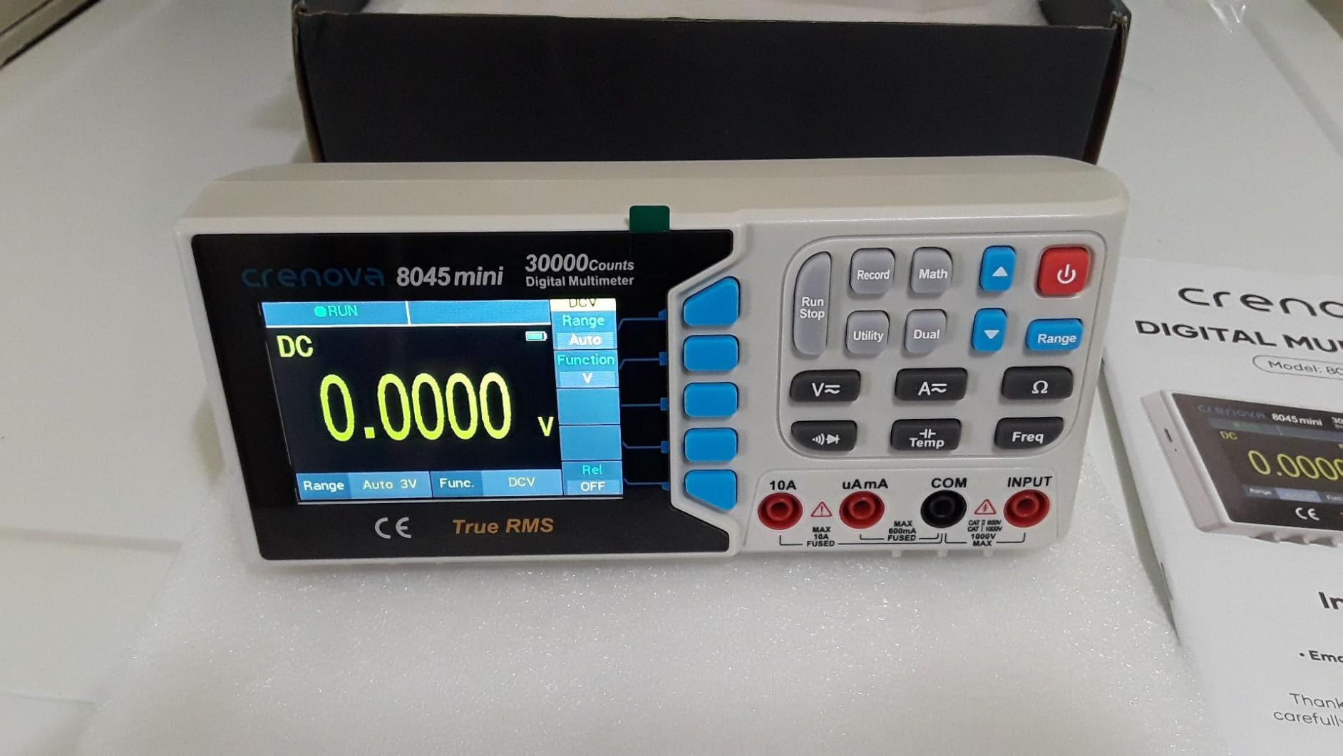 Crenova 30000 Counts True RMS Digital Multimeter, Desktop Bench Multimeter for Lab & Industrial Use. USB Data Logging, CAT II 600V. customer photo 2