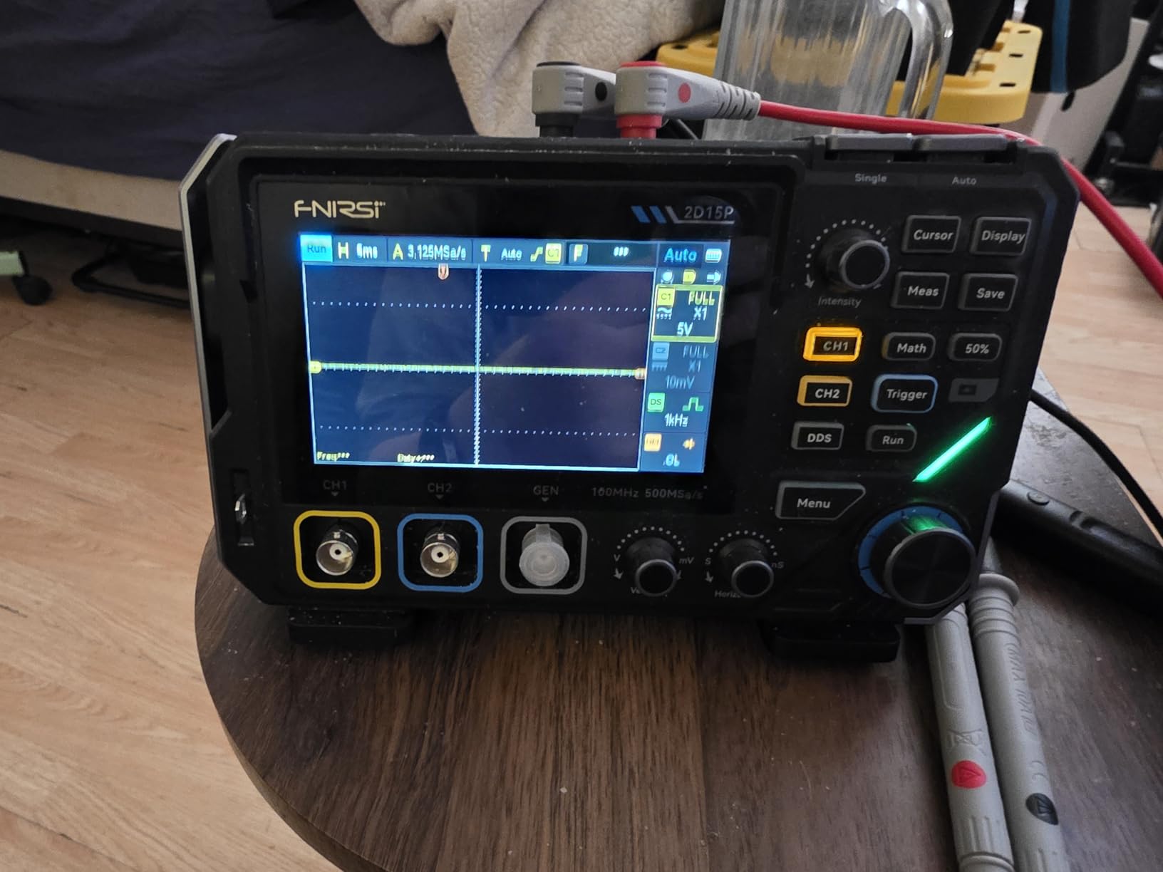 FNIRSI 2D15P 100MHz Digital Oscilloscope Multimeter DDS Signal Generator 3 in 1 customer photo 1