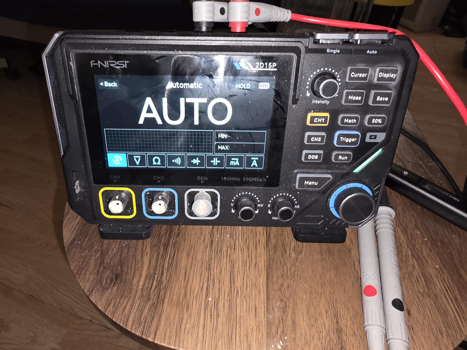 FNIRSI 2D15P 100MHz Digital Oscilloscope Multimeter DDS Signal Generator 3 in 1 customer photo 2