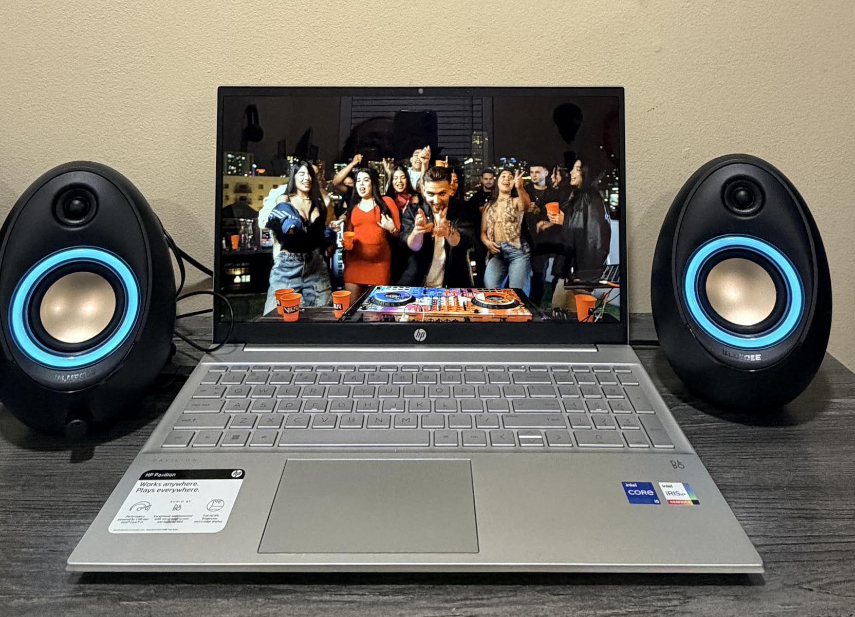 Bluedee Computer Speakers with Subwoofer, 2.1 PC Speakers with Deep Bass and 80W Peak Power, Adapter Powered, Bluetooth 5.4 & USB/USB-C/AUX-in, RGB Desktop Speakers for Computer, Laptop, Monitor customer photo 1