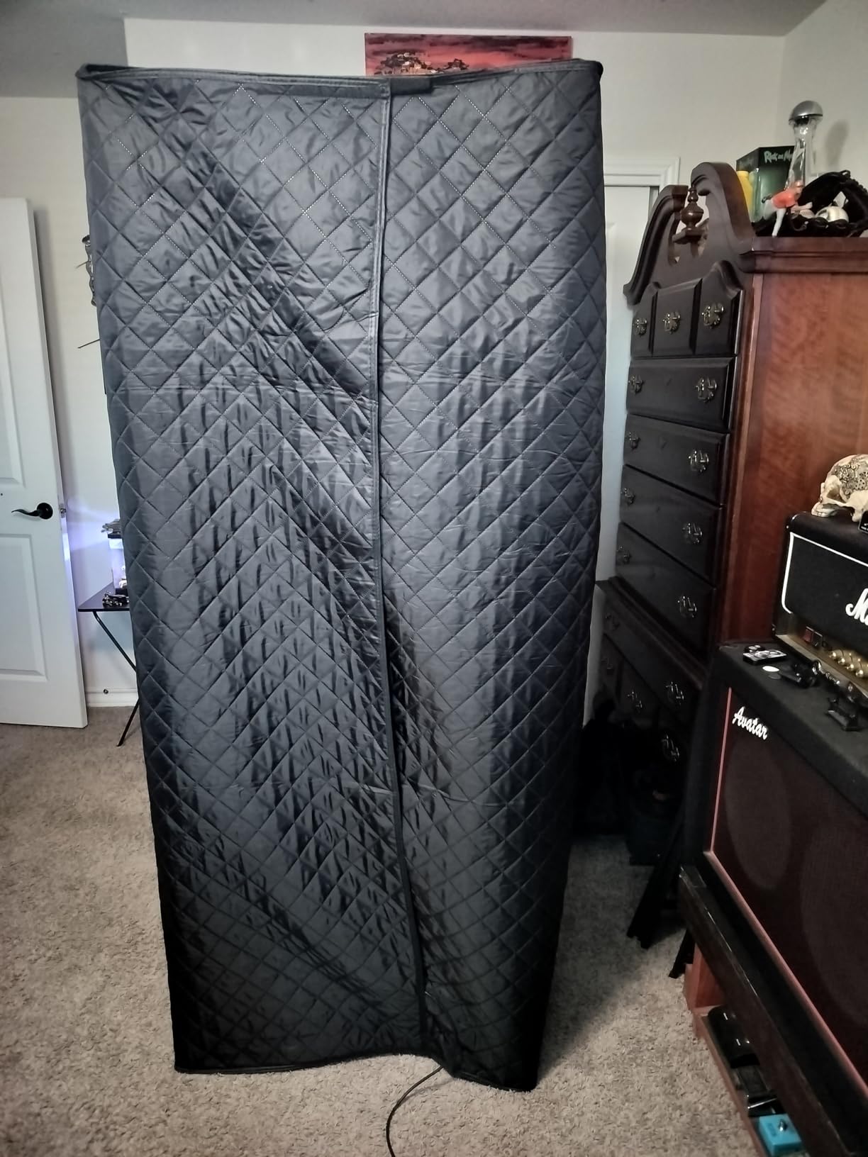 Portable Recording Booth, Foldable with Travel Bag for Echo-Free Studio-Quality Sound, Complete Home Recording Studio Soundproof Vocal Booth Ideal for Voiceovers, Podcasts and Music customer photo 2