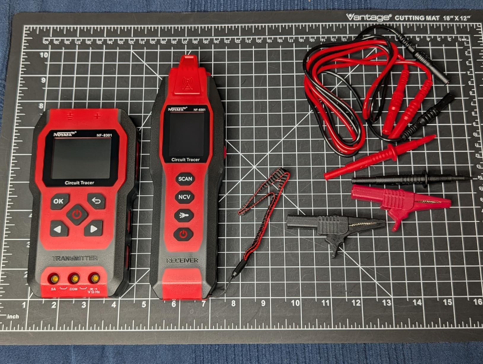 NOYAFA NF-8301 Circuit Tracer - Underground Circuit Breaker Finder & Digital Multimeter, 8 Level Sensitivity Adjustment, Rechargeable Wire Tracer for Fuses, Irrigation, Wall Wires customer photo 1