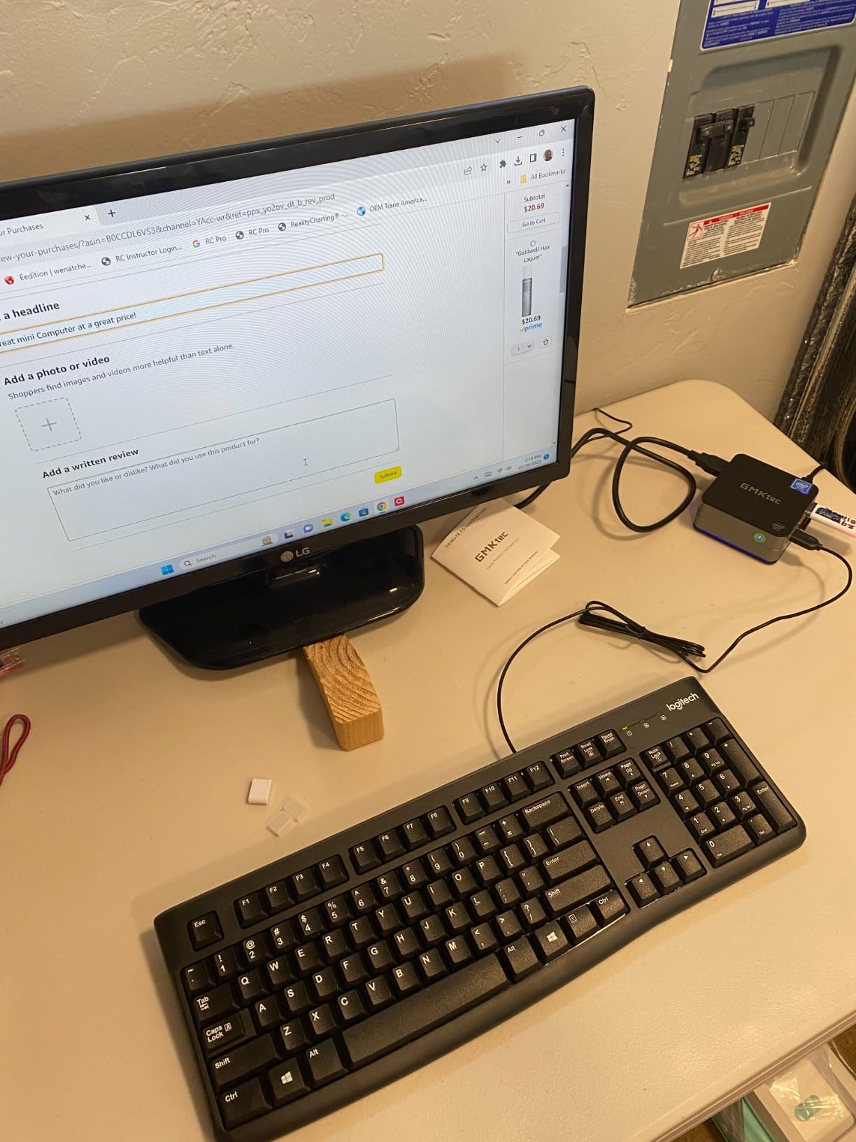 GMKtec Mini PC Computers Intel N95 Processor (Turbo 3.4GHz) 8GB DDR4 256GB SSD Desktop Computer 4K Dual HDMI Display/3x USB3.2/WiFi 5 BT5.0/RJ45 Ethernet Nucbox G3S customer photo 2