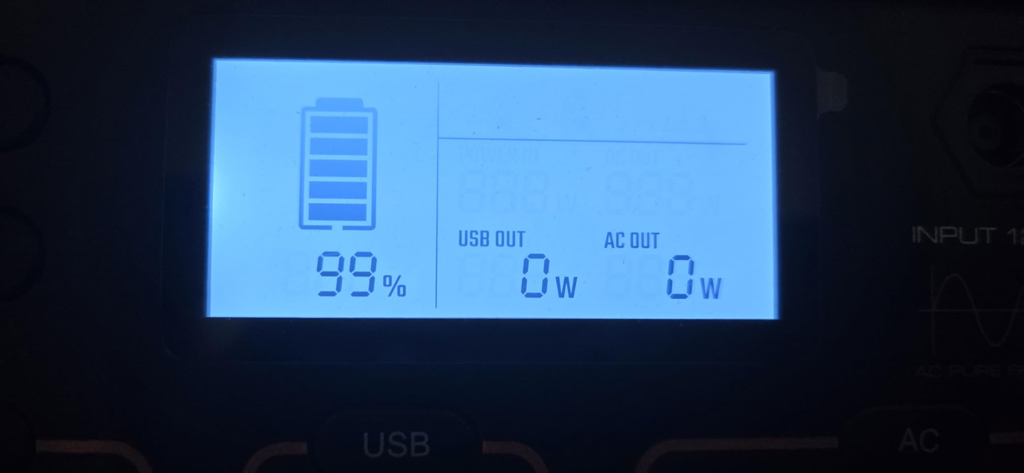 1000W Portable Power Station, 999Wh Solar Generator Backup Battery with Pure Sine Wave, Solar/AC/Car Chargable for Camping, RV, Home Emergency & Outdoor Adventures customer photo 2