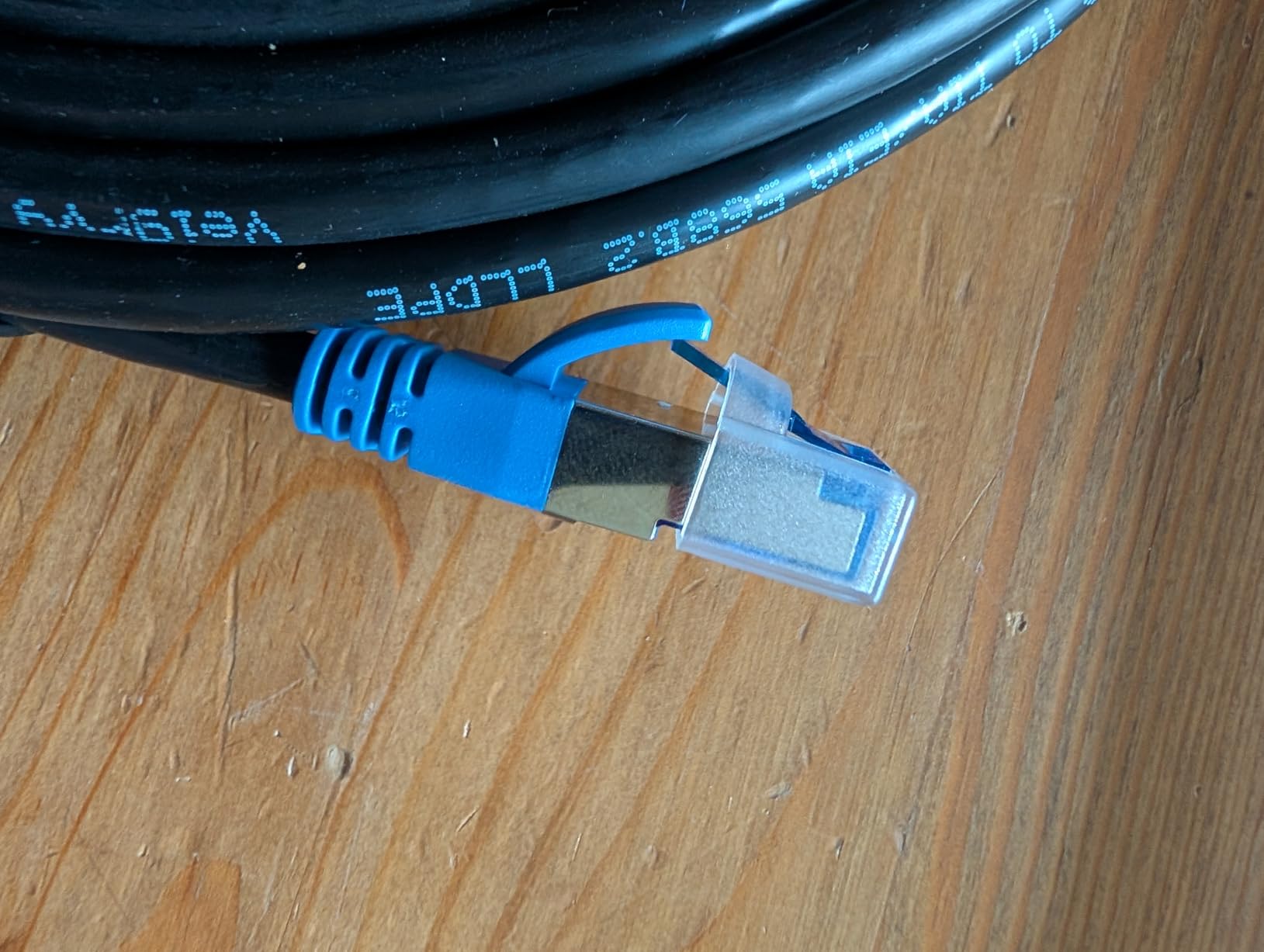 Cat6A Outdoor Ethernet Cable 100 ft Supports POE, 23AWG 550MHz High-Speed CAT6A Cable Direct Burial Waterproof customer photo 1