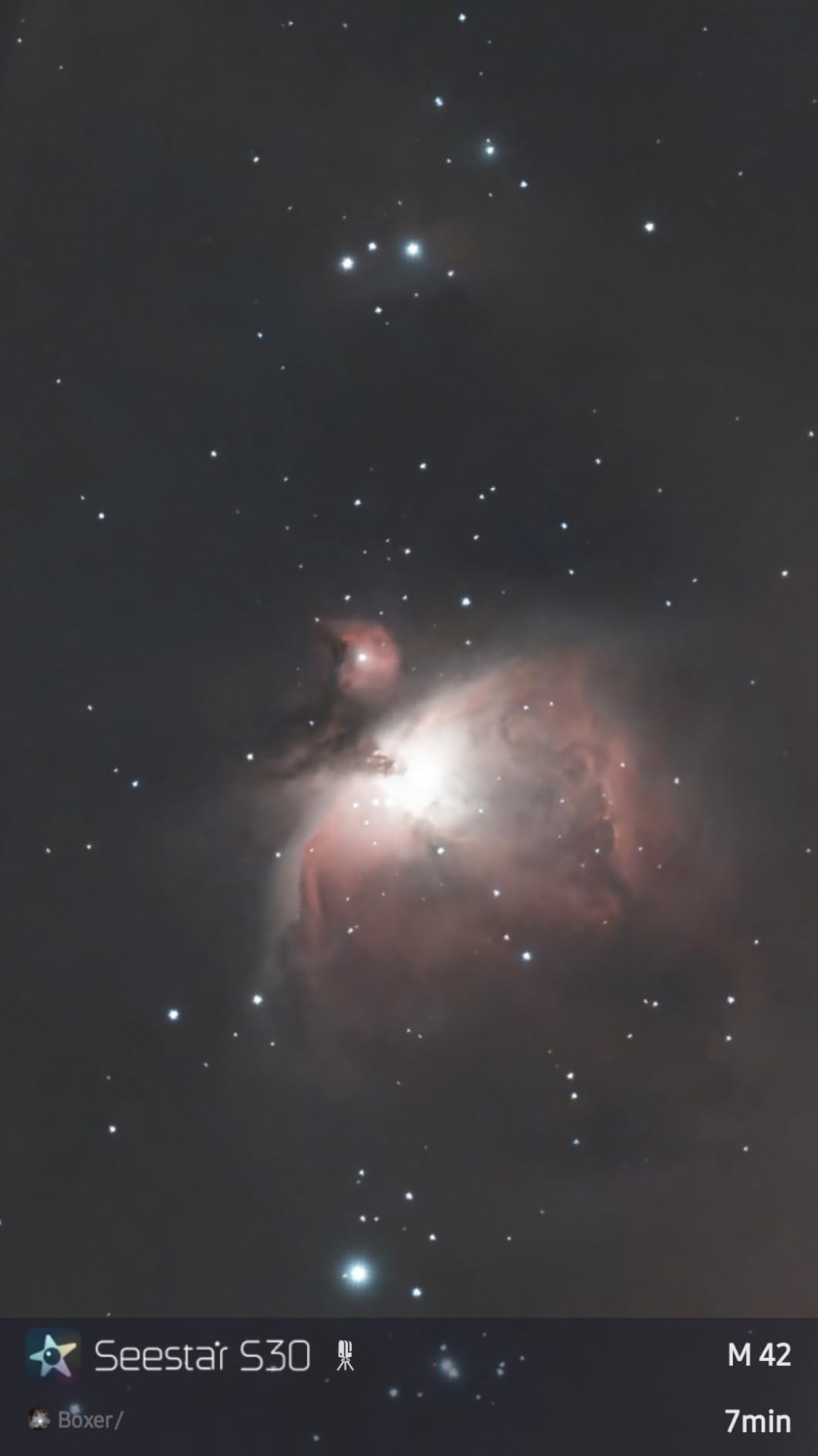 ZWO Seestar S30 Pro Smart Telescope, App-Controlled Astrophotography Telescope for Milky Way, Deep Sky and Solar System Imaging, 4K Dual Vision, Auto Tracking, One-Tap Capture, Portable for Beginners customer photo 2