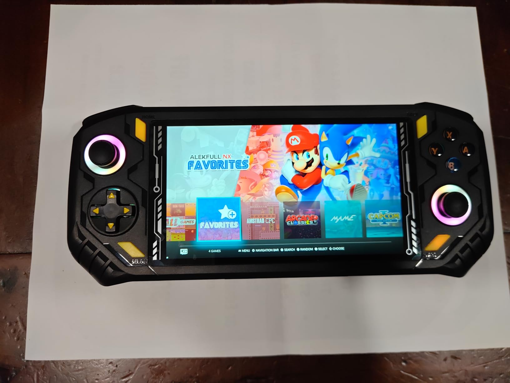 RG56PRO Retro Handheld Game Console - 5.5 Inch IPS Screen,31000+ Classic 3D Games,5000mAh Battery, Open Linux System,Portable Console with 128G TF Card - Birthday Gift for Boyfriend (Black) customer photo 1