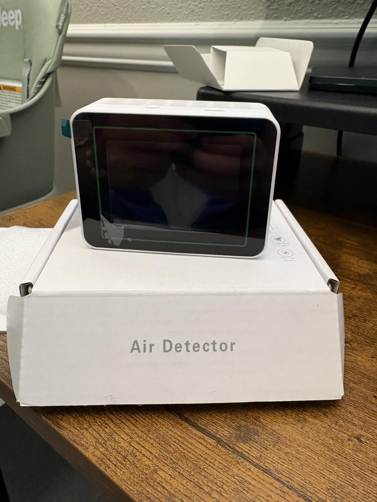 Air Quality Monitor Indoor, 10 in 1 Portable Smartair Quality Tester for CO2 | CO | TVOC | HCHO | Temp | AQI | PM0.3-1 Detection Suitable for Home, Cars, Plants, Pets and Hotels customer photo 2