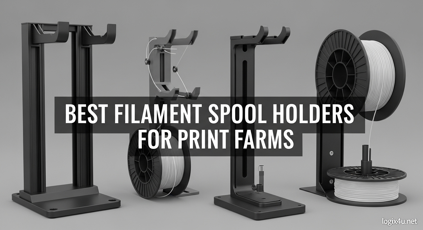Best Filament Spool Holders for Print Farms