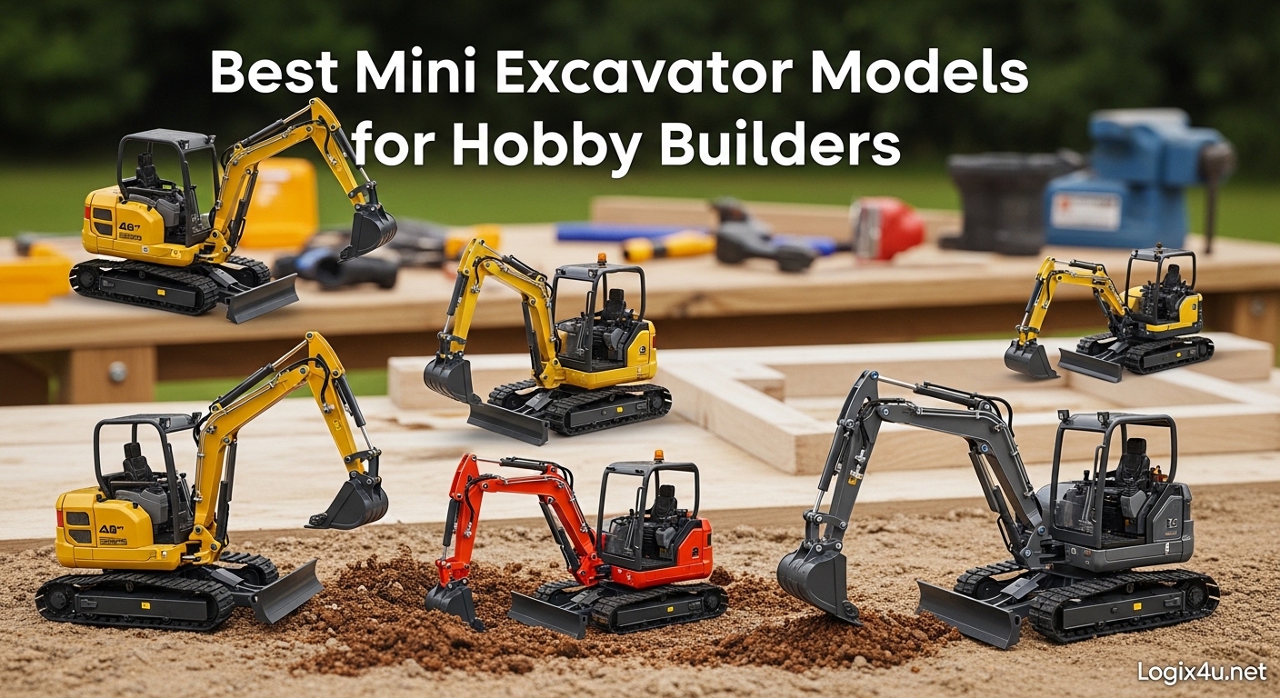 Best Mini Excavator Models for Hobby Builders