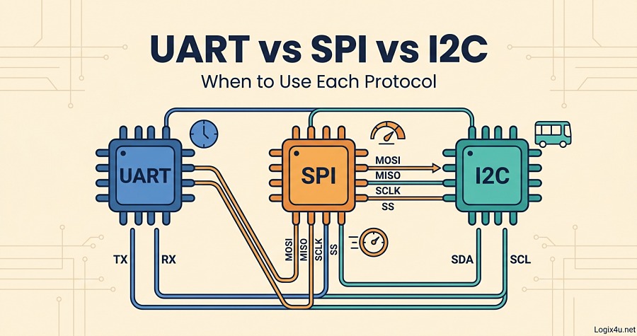 UART vs SPI vs I2C