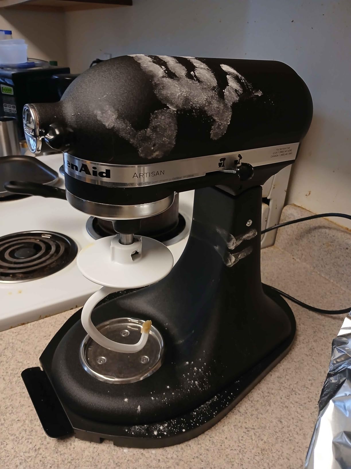 KitchenAid Artisan Series 5 Quart Tilt Head Stand Mixer, Metal, KSM150PS, Empire Red customer photo 1