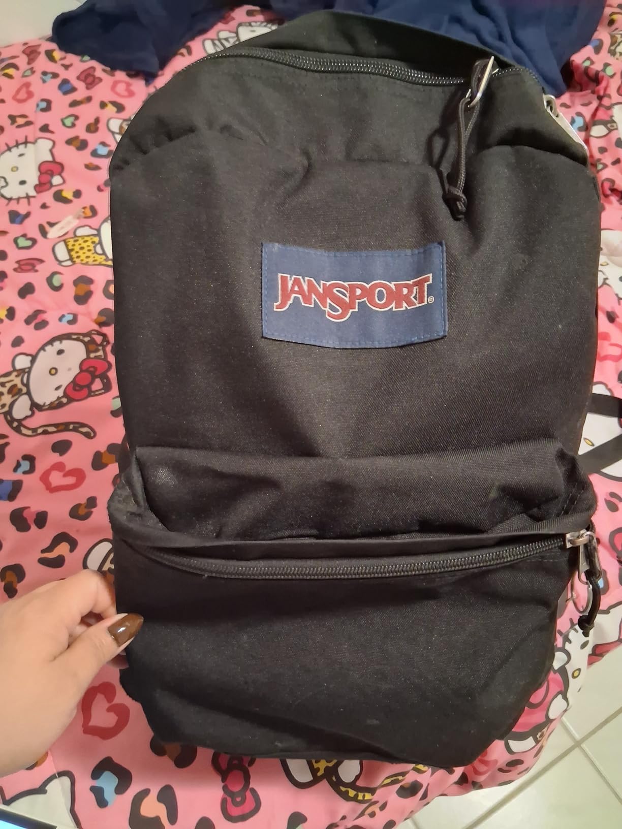 JanSport SuperBreak One Backpacks - Durable, Lightweight Bookbag with 1 Main Compartment, Front Utility Pocket with Built-in Organizer - Premium Backpack, Black customer photo 1