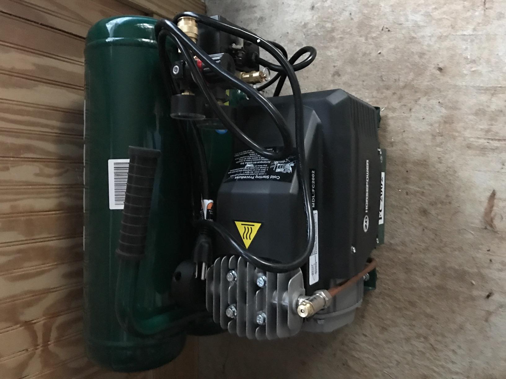 Rolair FC2002 2 HP Twin Stack Compressor with Overload Protection and Manual Reset customer photo 1