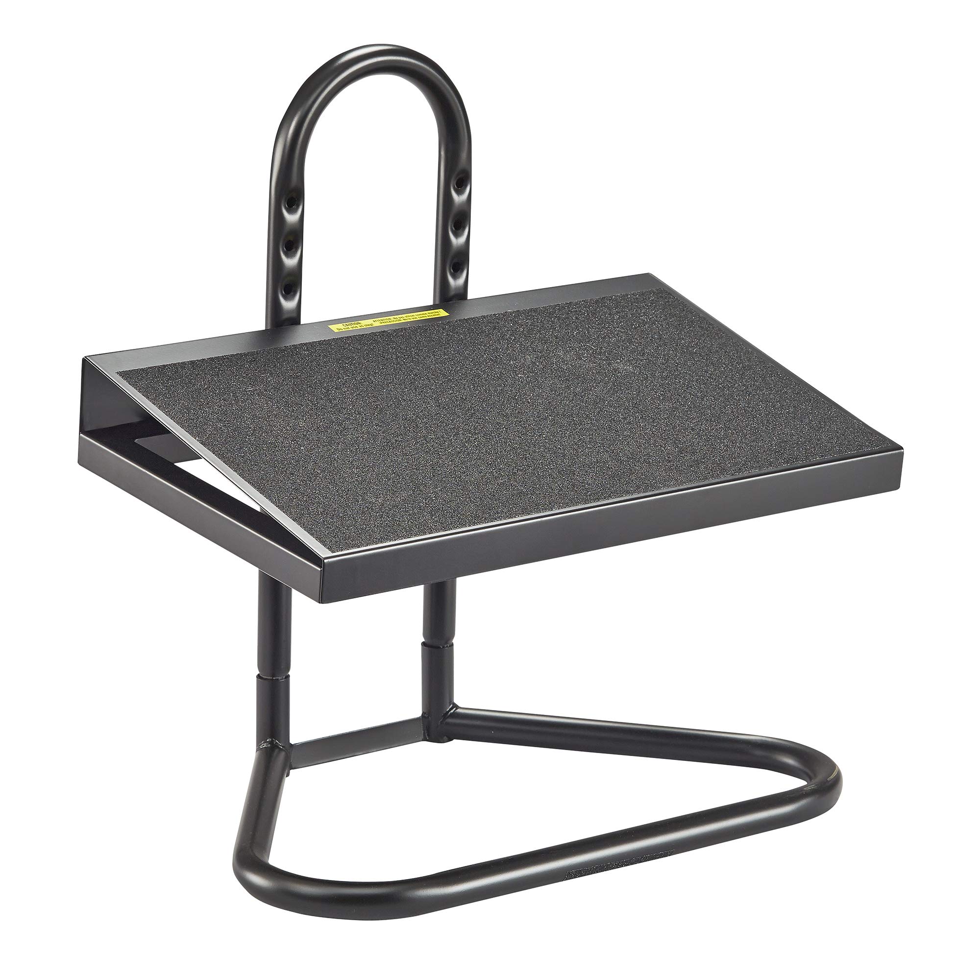 Safco Task Master Adjustable Footrest, 9 Position Textured Platform, Tubular Steel, for Home, Office & Classroom, Black customer photo 1