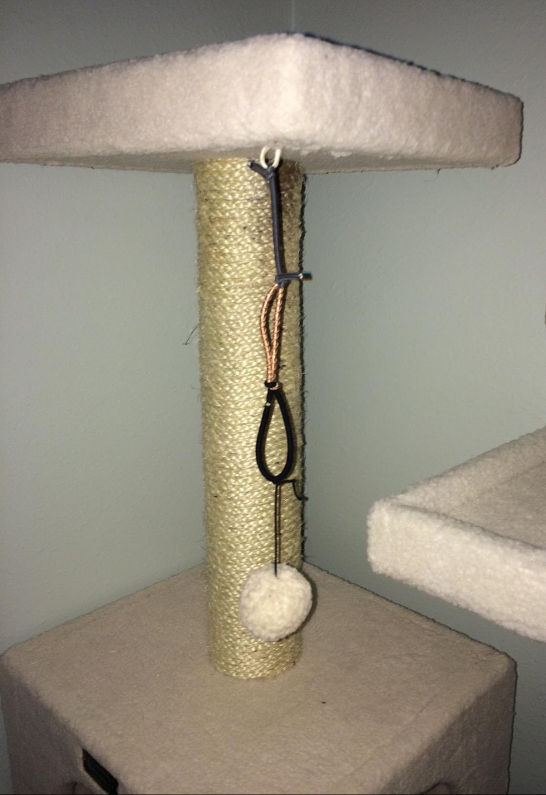 Armarkat Real Wood 57-Inch Cat Tree, Ivory customer photo 1
