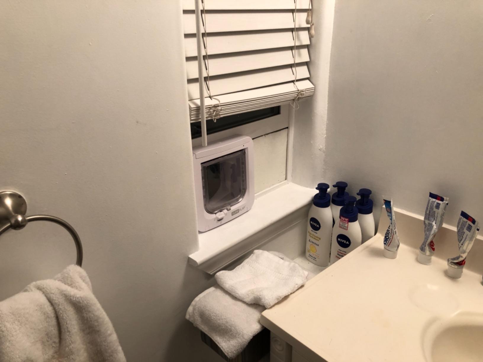 SureFlap Microchip Cat Flap (White) customer photo 2