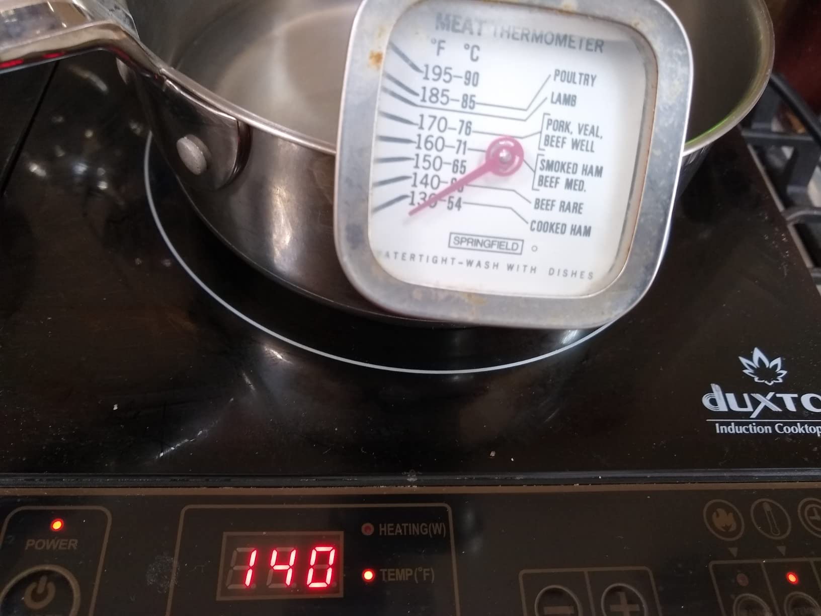 Duxtop 1800W Portable Induction Cooktop Countertop Burner, Gold 8100MC/BT-180G3 customer photo 1
