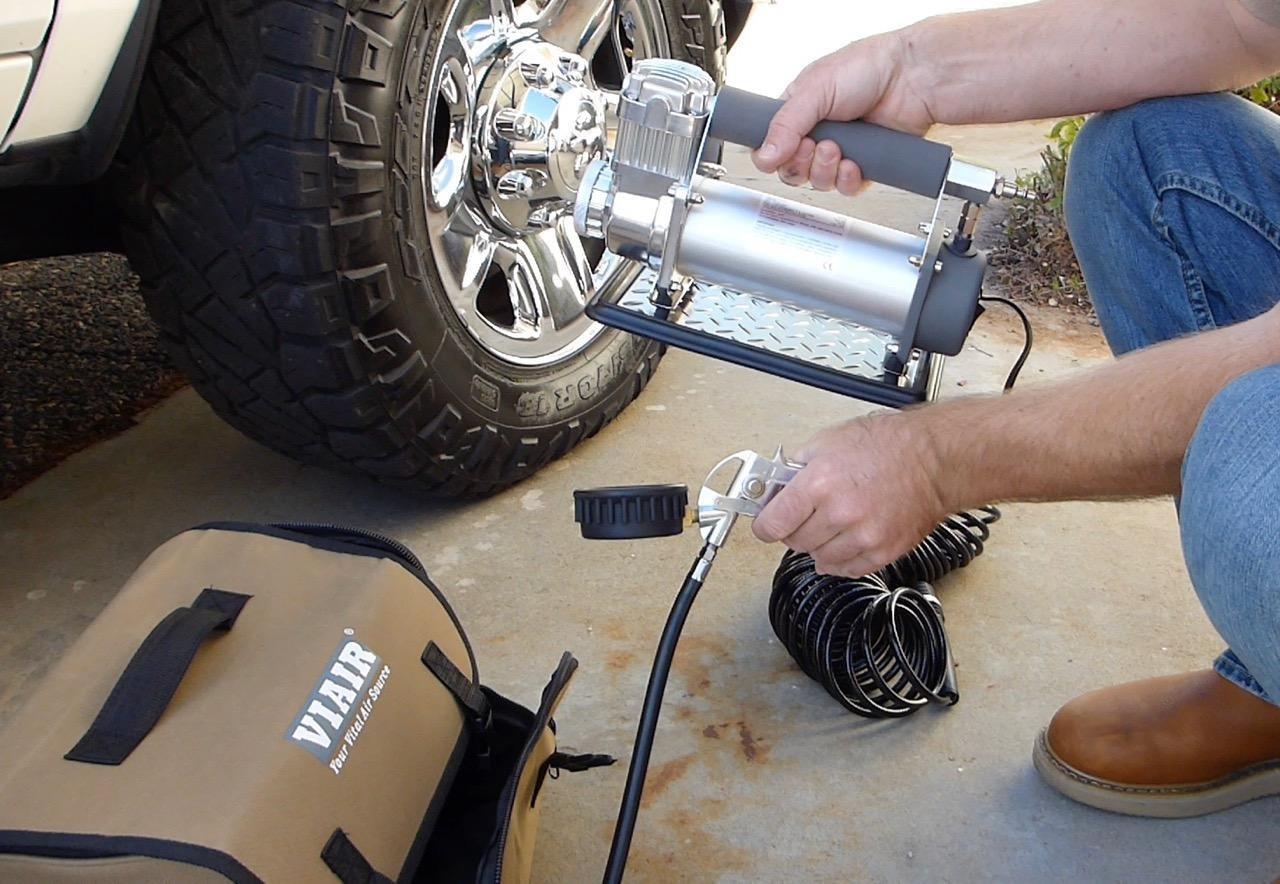 VIAIR 450P/45044 Automatic Portable Compressor, Tire Inflator Kit, Air Compressor for Truck, Jeep, SUV, and Car Tires, Air Pump Kit, Car Accessories, 100% Duty Cycle, 150 PSI/1.80 CFM, Stealth Black customer photo 2