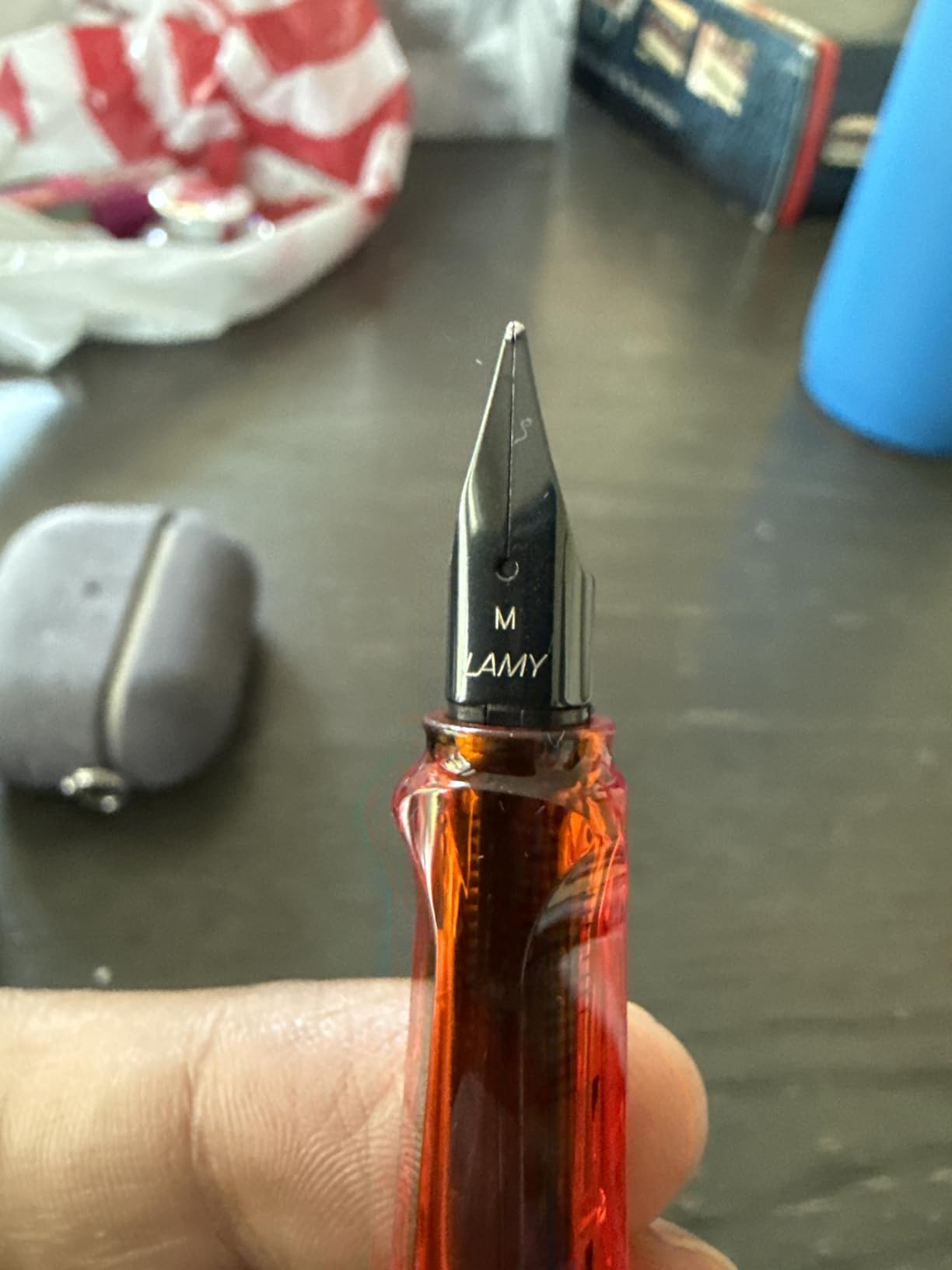 LAMY AL-star black Fountain Pen with ergonomic grip & black steel nib in size M - lightweight aluminum body customer photo 1