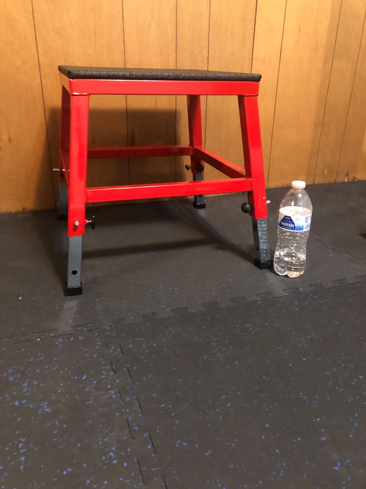 JFIT Plyometric Boxes - Made in Taiwan NO Assembly Required Single-Height Box Set and Adjustable Box Options Plyometric Platform and Jumping Agility Box for Training Conditioning Strength Training customer photo 1