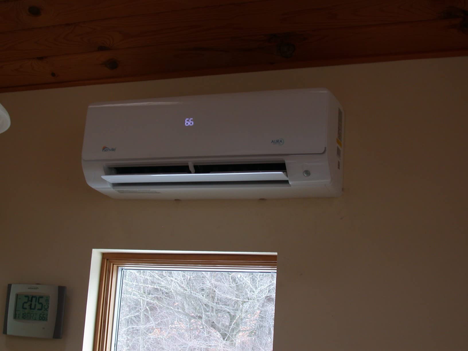 Senville AURA Series Mini Split Air Conditioner Inverter Heat Pump, 12000 BTU, Works with Alexa, Energy Star, White customer photo 2