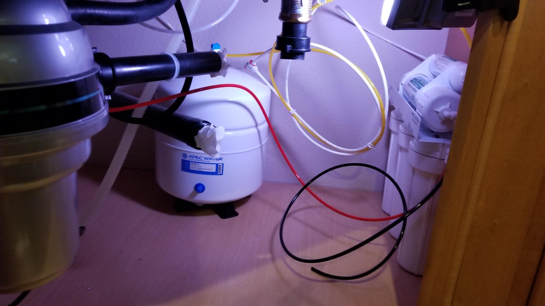 APEC Water 5-Stage Under Sink Reverse Osmosis Water Filter System, ROES-50 Essence Series, WQA Certified, 50 GPD, Reduces 99.99% of Contaminants customer photo 1