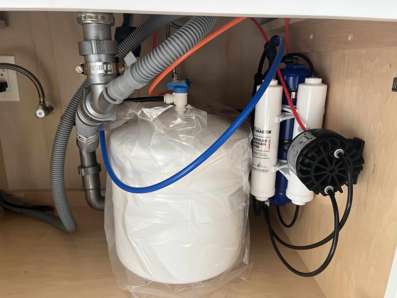 Home Master TMAFC-ERP Artesian Full Contact Reverse Osmosis System, 7-Stages, Patented 2-Pass Alkaline Remineralization, Fast 4.5s Fill Rate, 1:1 Waste Ratio customer photo 1