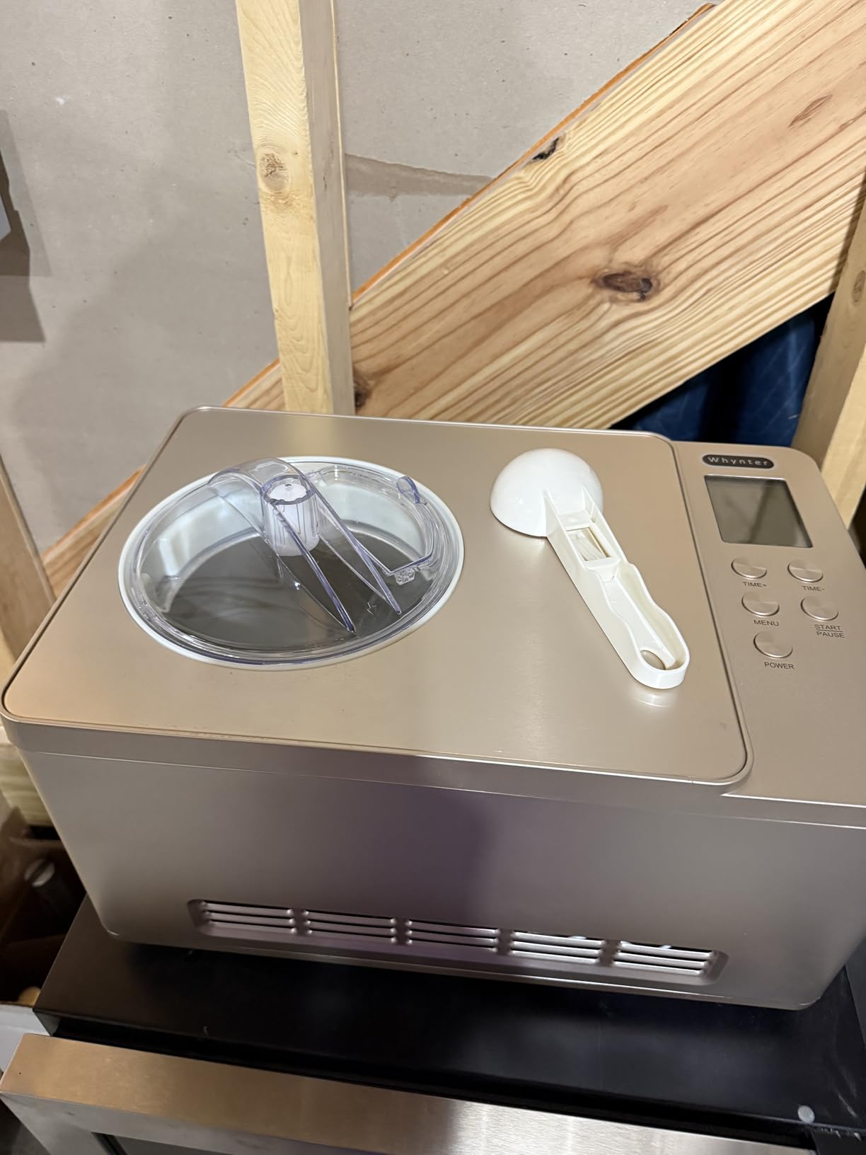 Whynter Ice Cream Maker Machine Automatic 2.1 Qt. with Built-In Compressor, LCD Digital Display & Timer, No Pre-Freezing, ICM-200LS, Stainless Steel customer photo 2