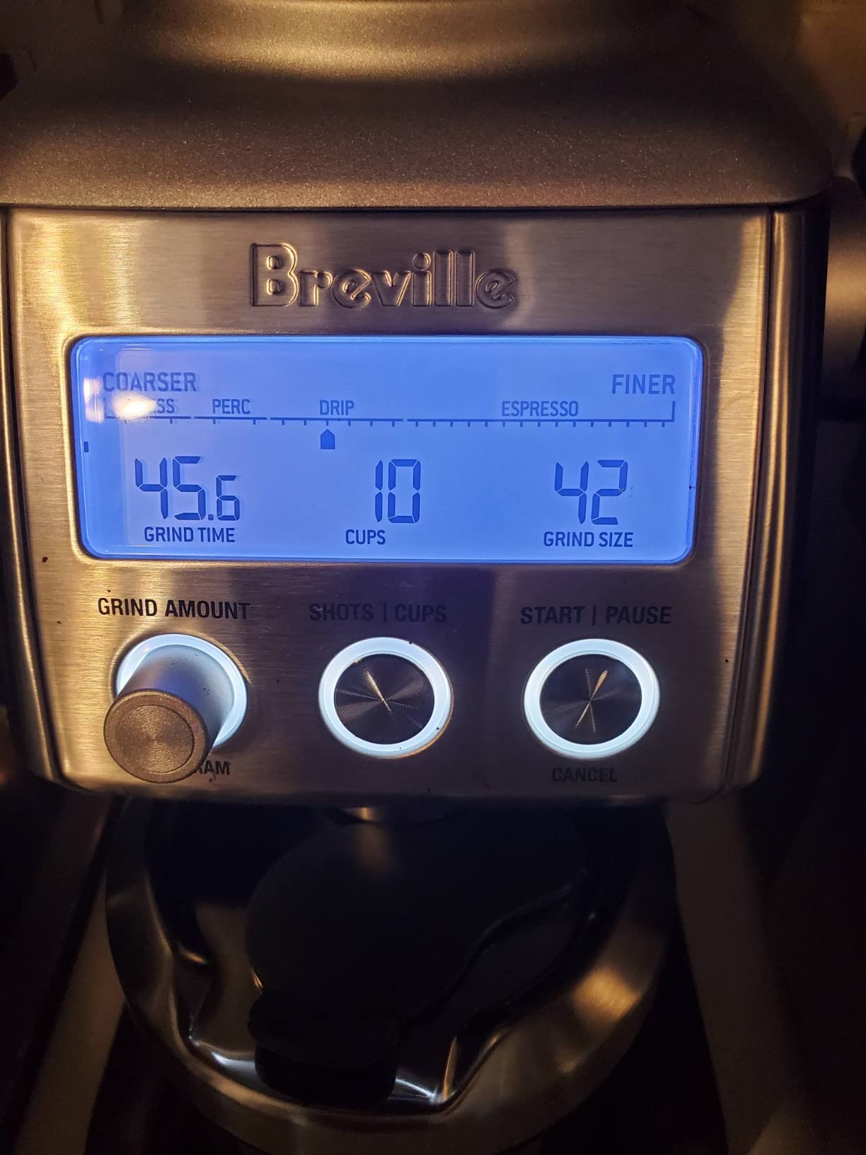 Breville Smart Grinder Pro for Coffee and Espresso, Brushed Stainless Steel customer photo 2