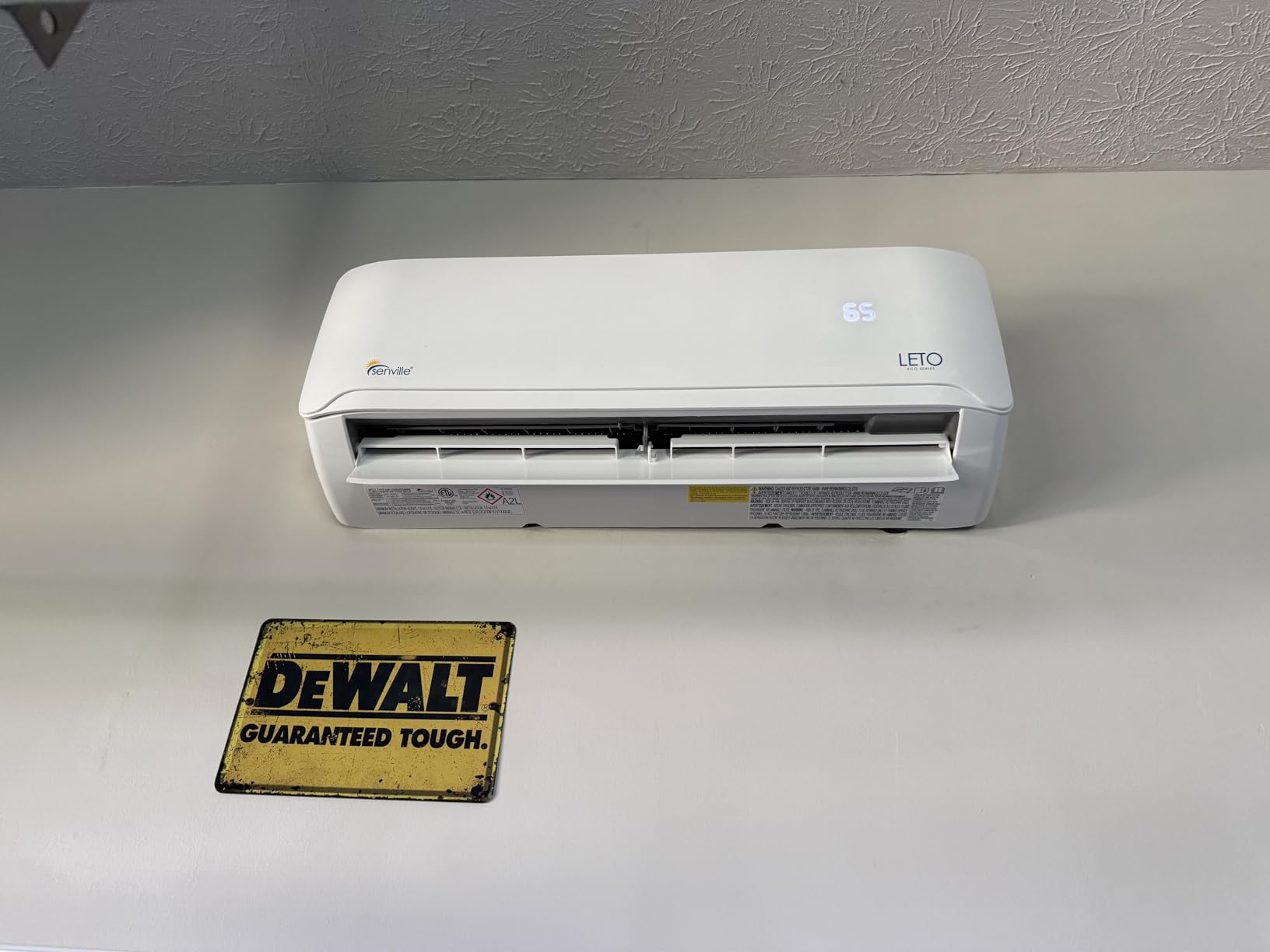 Senville LETO Series Mini Split Air Conditioner Heat Pump, 12000 BTU 110/120V, Inverter, Works with Alexa, SEER2 20.8, 1 Ton, White customer photo 1