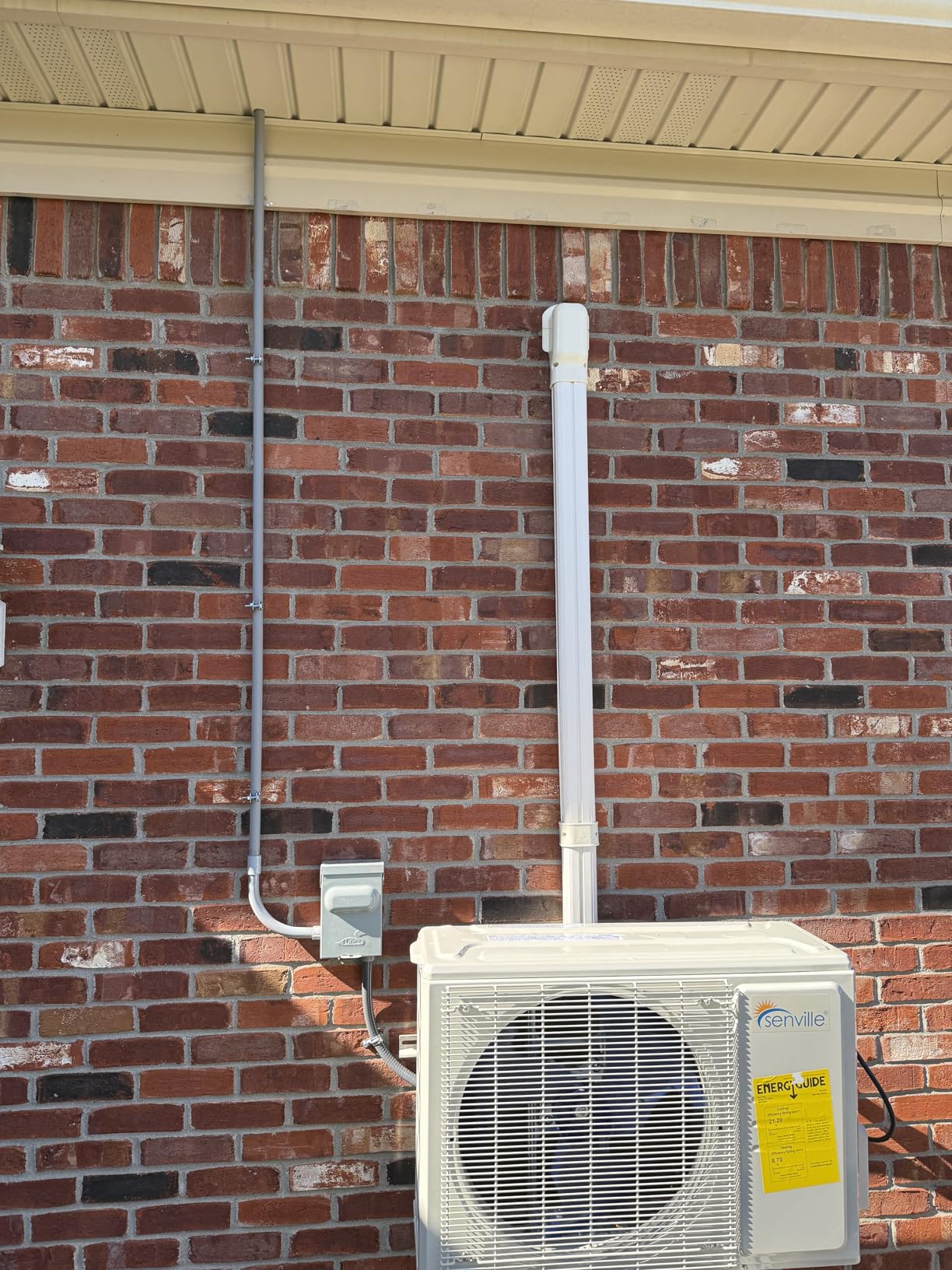 Senville LETO Series Mini Split Air Conditioner Heat Pump, 12000 BTU 110/120V, Inverter, Works with Alexa, SEER2 20.8, 1 Ton, White customer photo 2