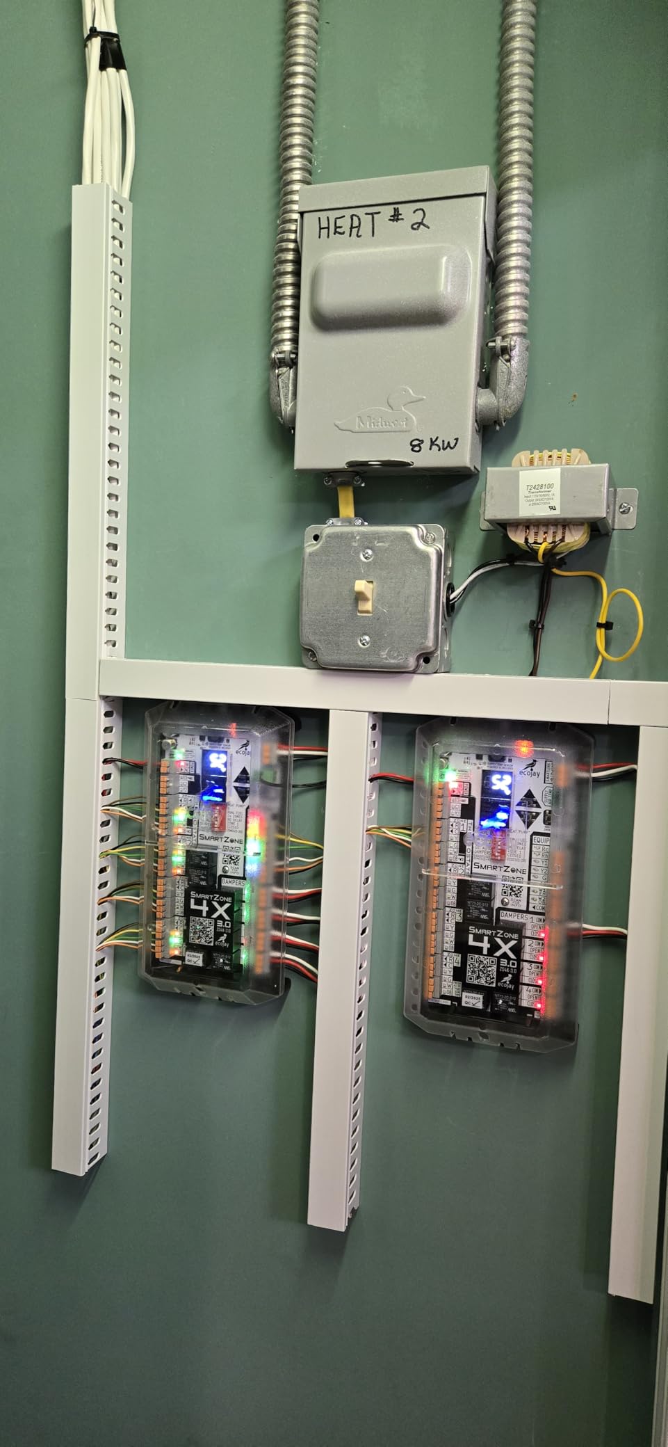 SmartZone-4X Control - 4 zone controller KIT w/Temp sensor - Universal Replacement for honeywell zoning panel truezone hz432 & more customer photo 2