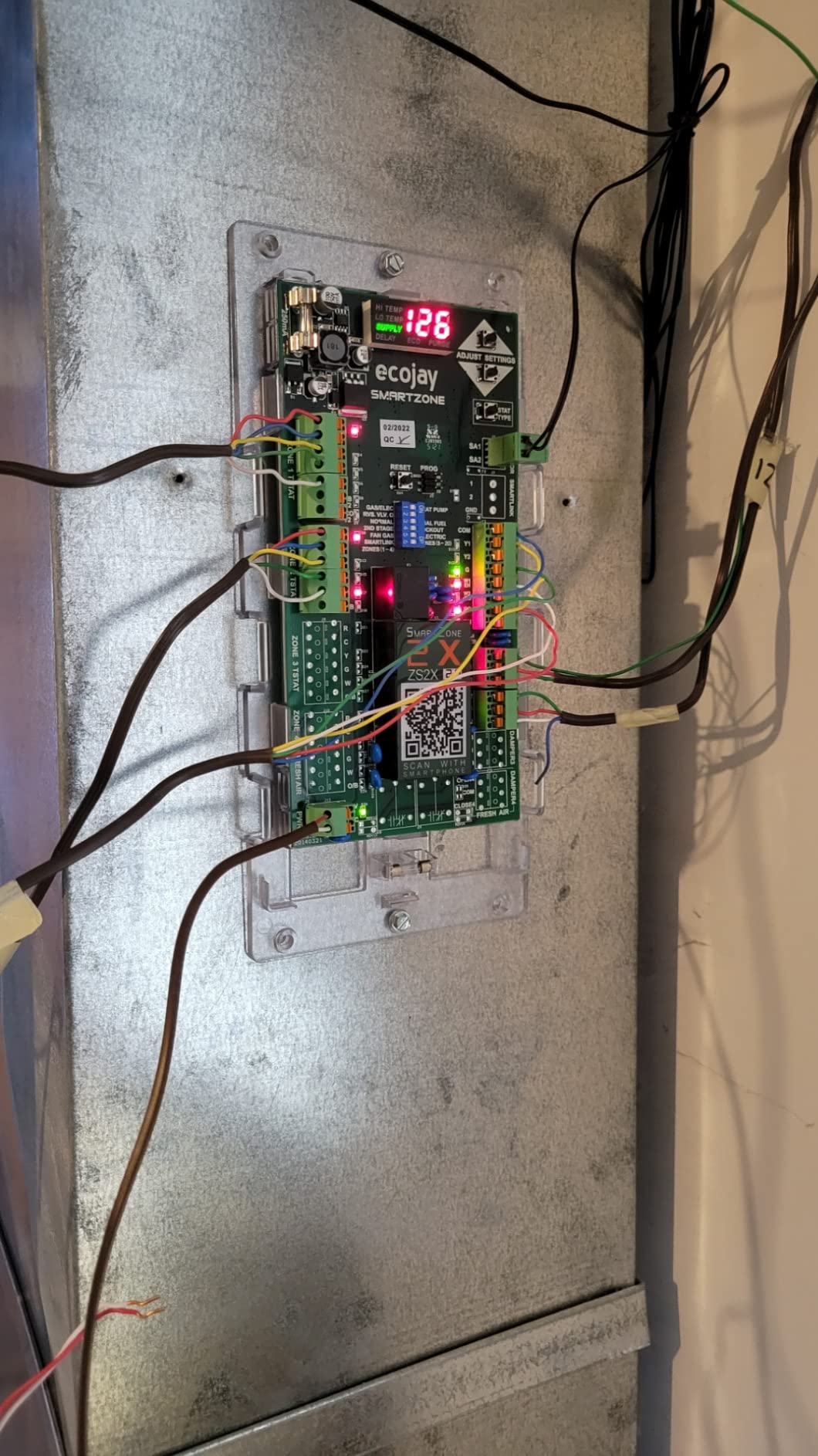 SmartZone-3X : 3 Zone HVAC Controller KIT w/ Temp Sensor; Dual Climate Control to Replace Honeywell HZ322, EWC, Zonefirst, Zonex, Durozone & More customer photo 1