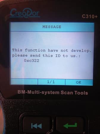 Creator C310 OBD2 Diagnostic Scanner Tool for BMW, Multi-System Code Reader with EPB Engine Oil Reset and Battery Registration customer photo 1