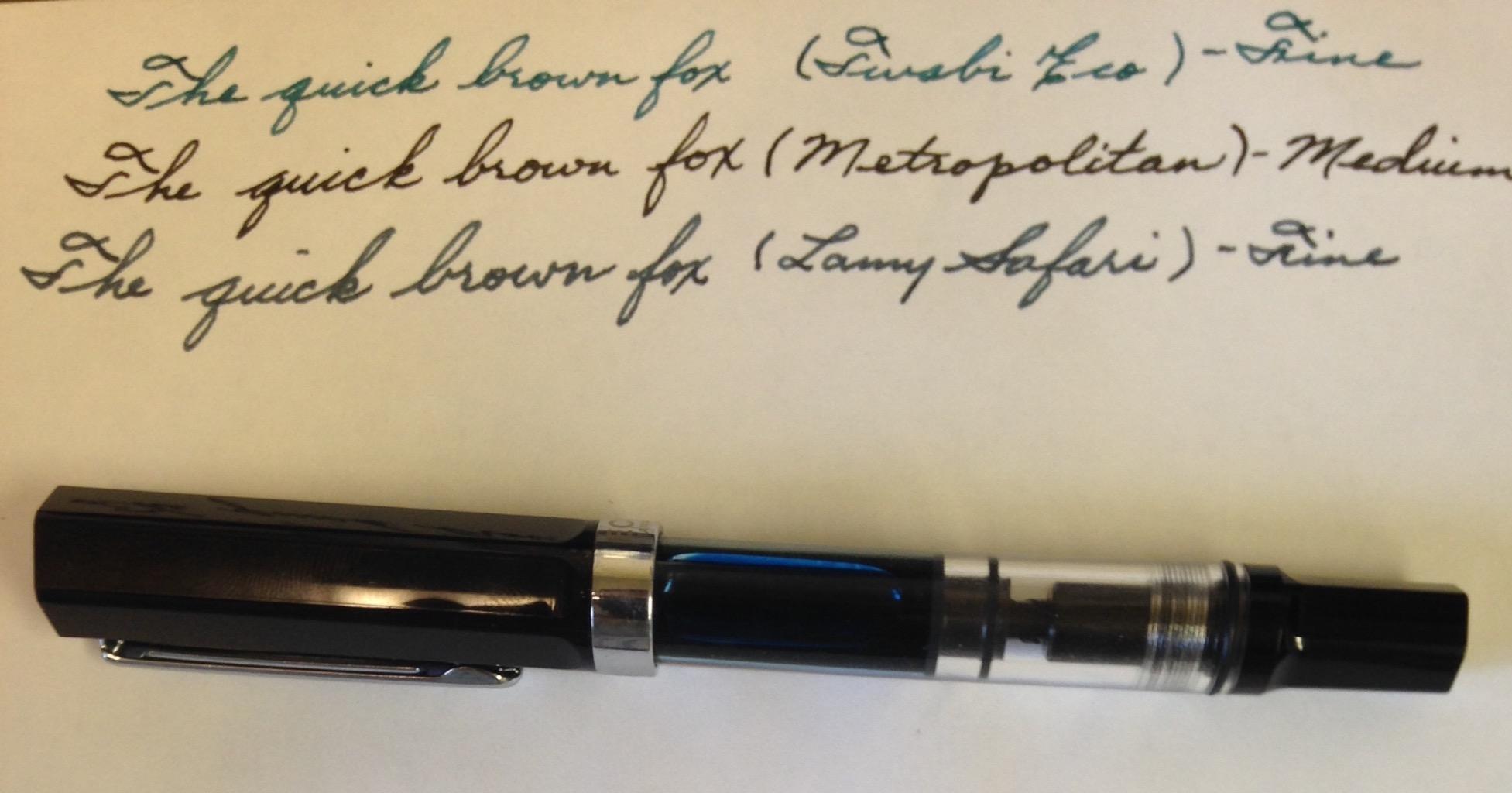 TWSBI ECO Fountain Pen Black F Nib customer photo 2