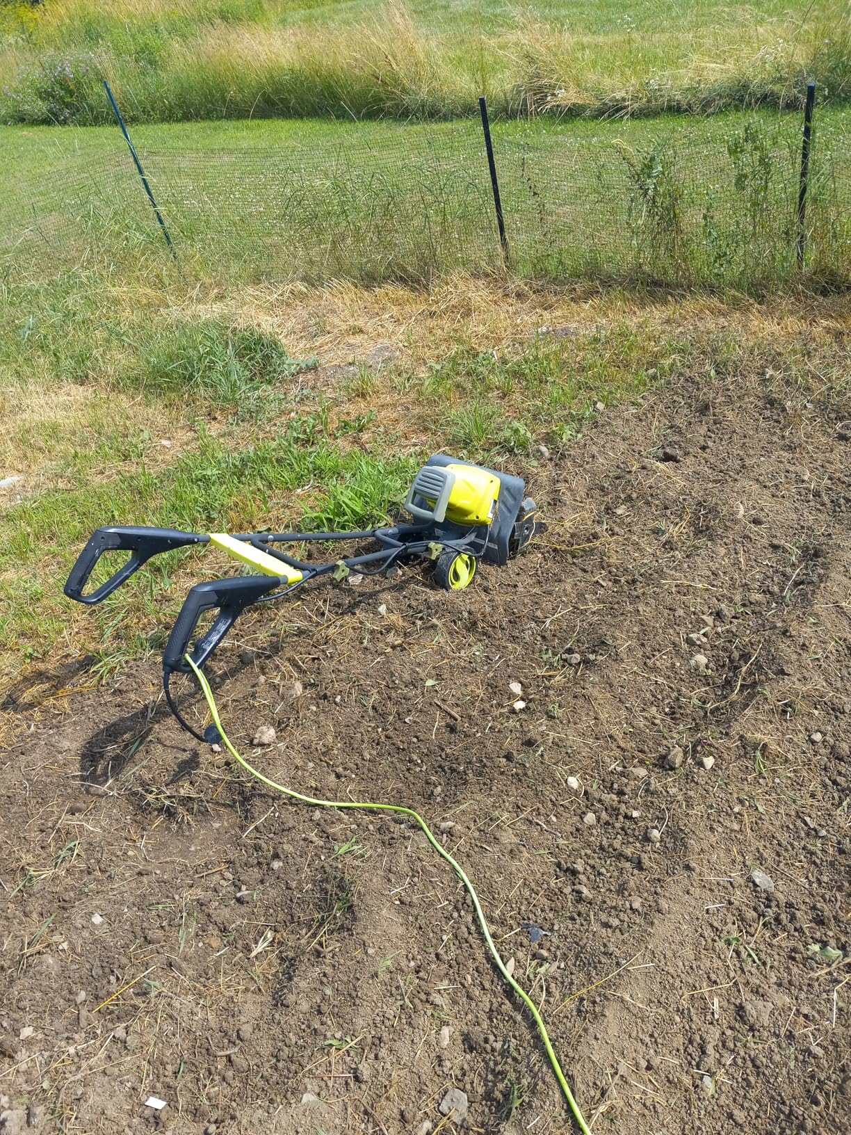 Sun Joe Corded Electric Garden Tiller & Cultivator with Steel Tines, 16
