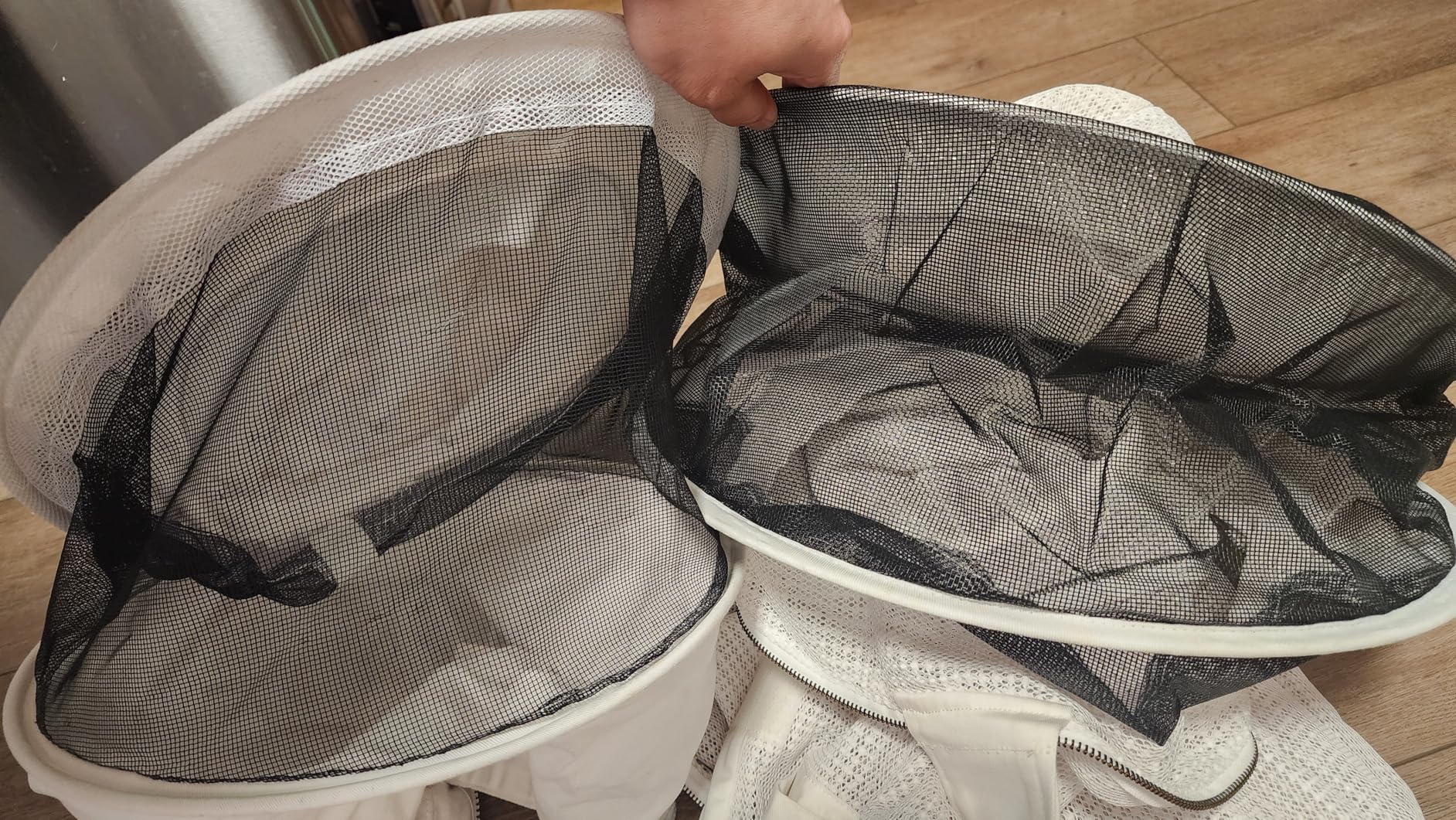 3 Layer Ultra Ventilated Beekeeping Jacket for Men and Women with Round Veil Hood, Vented Premium Beekeeper Jackets for Professional, Commercial, and Beginner Beekeepers (Medium) customer photo 2