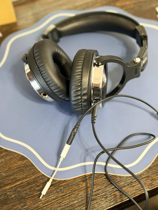 OneOdio Wired Over Ear Headphones Hi-Res Studio Monitor & Mixing DJ Stereo Headsets with 50mm Drivers and 1/4 to 3.5mm Jack for AMP Computer Recording Podcast Keyboard Guitar Laptop customer photo 1