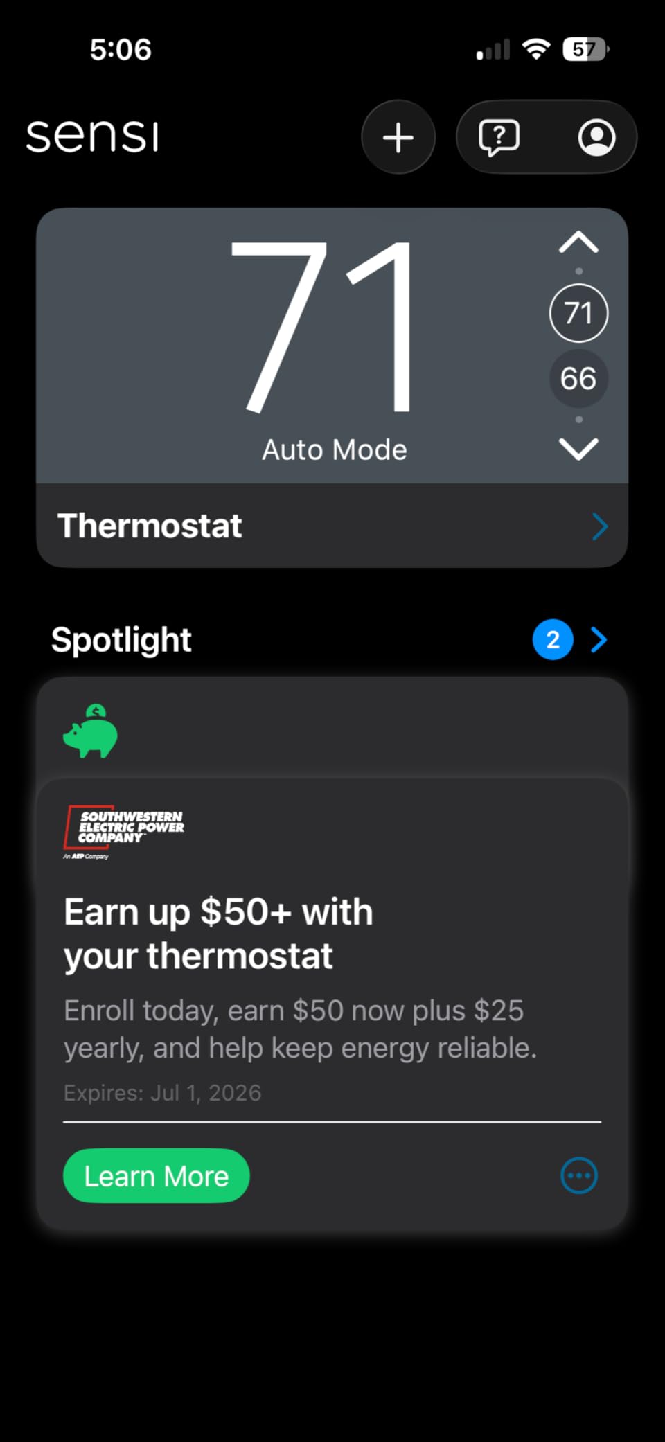 Sensi Smart Thermostat, 100 Years Of Expertise, Wi-Fi, Data Privacy, Programmable, Easy DIY Install, Works With Alexa, Energy Star Certified, Mobile App customer photo 2