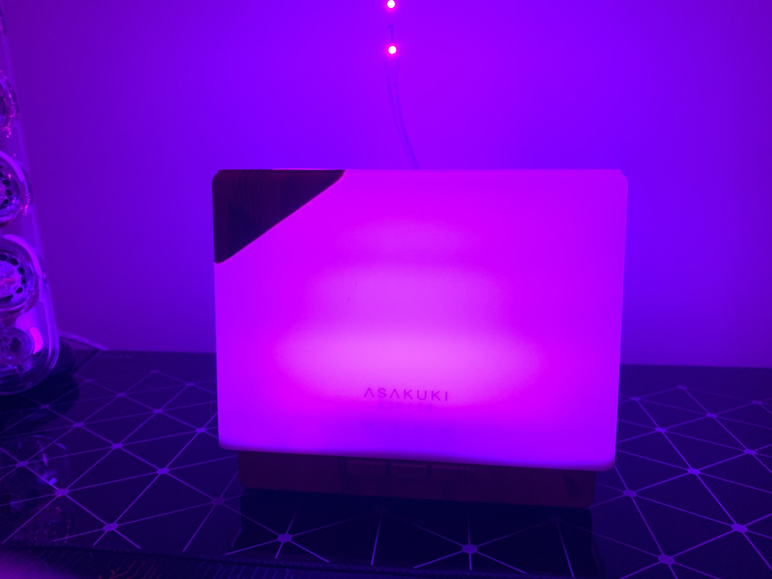 ASAKUKI Essential Oil Diffuser for Home, Large 700 ml Humidifier with Automatic Shut-Off, Scent Aromatherapy Diffuser with 7 LED Lights for Living Room, Kitchen, Bedroom, Hotel, Gift for Mom - Yellow customer photo 1