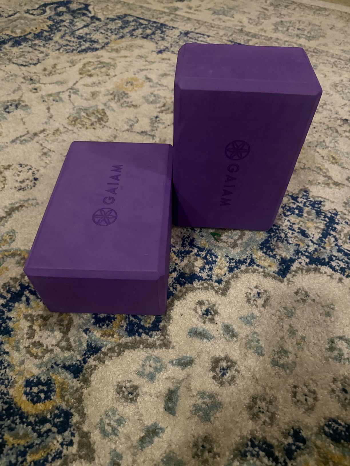 Gaiam Yoga Block - Supportive Latex-Free Eva Foam - Soft Non-Slip Surface with Beveled Edges for Yoga, Pilates, Meditation customer photo 1